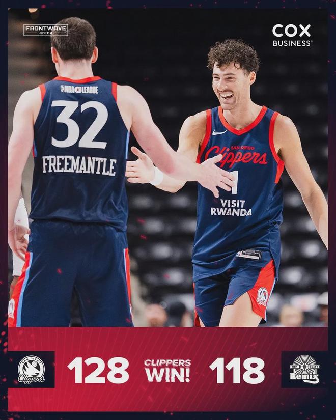 杨瀚森客场首战砍下31分 创G联赛个人得分纪录